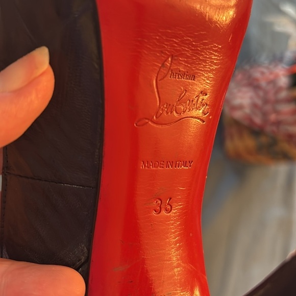 Vintage Christian Louboutin Black Stiletto Heels - Picture 11 of 13